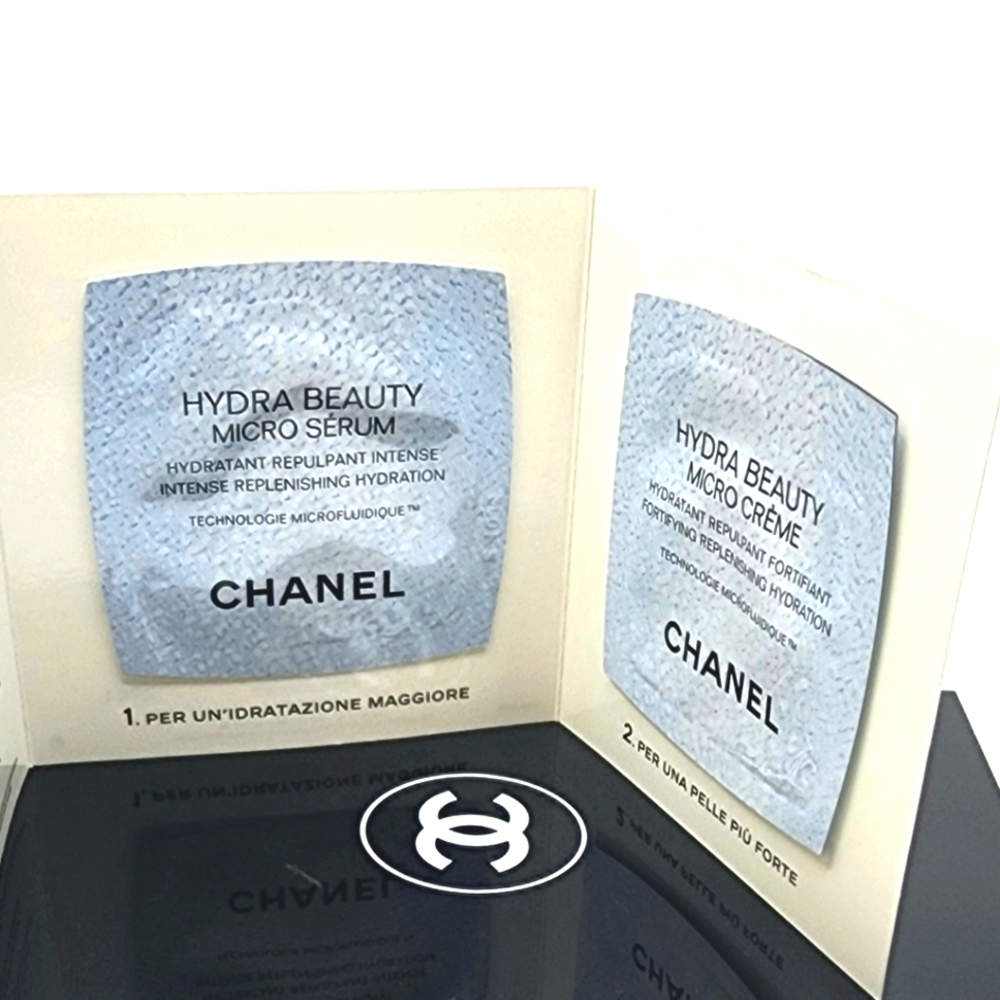 CHANEL Hydra Beauty Micro Serum and Creme Duo PACK OF 4